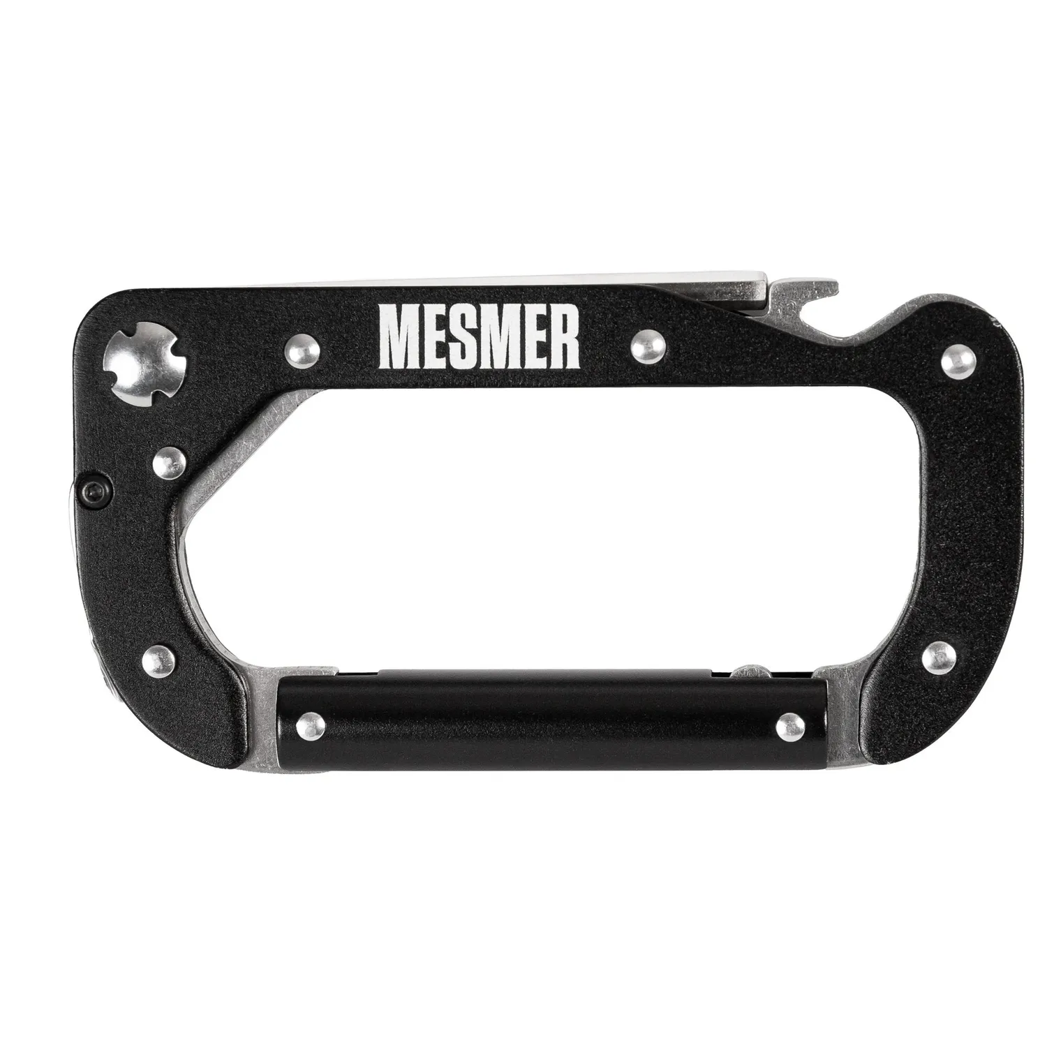 Mesmer E-Clips Tool multiværktøj sort med flaskeåbner