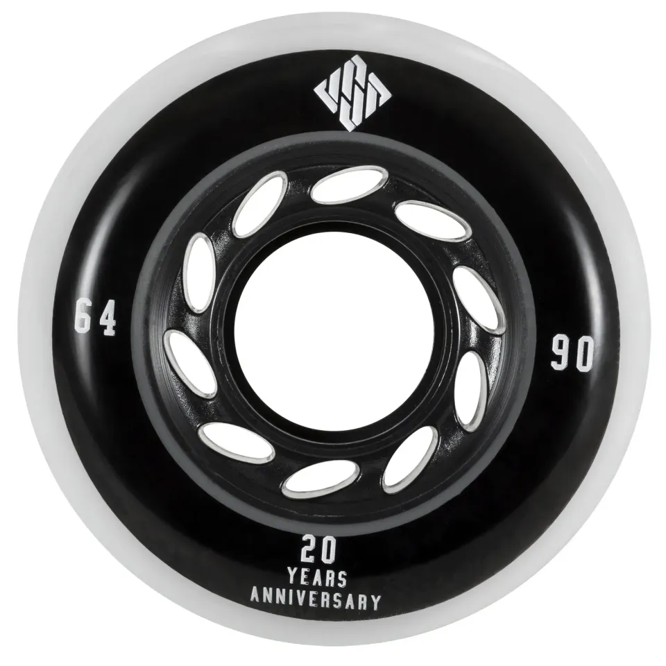 USD Team hjul 64mm/90A 4-pak aggressive hvid
