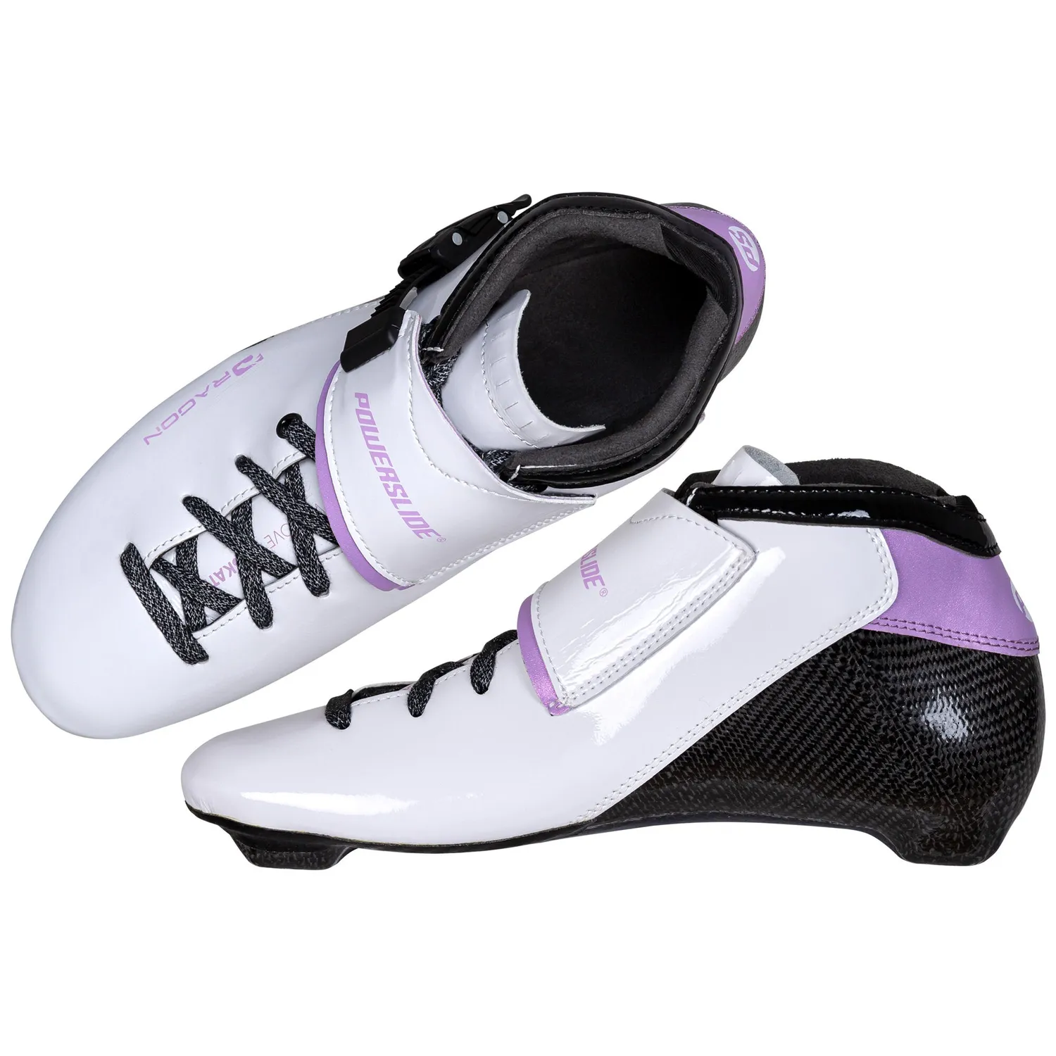 Powerslide Dragon White speedskøjtestøvle hvid