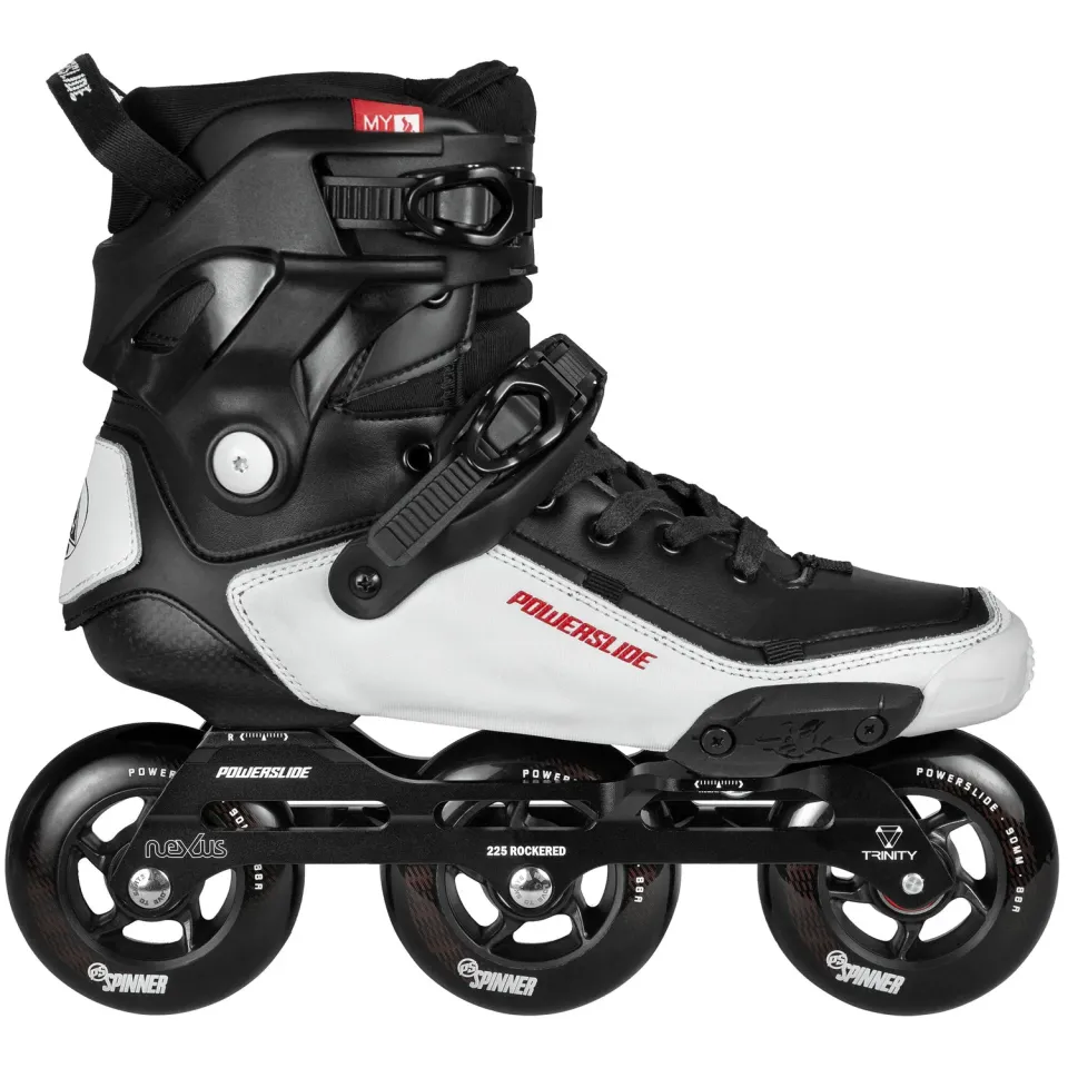 Powerslide Tau 90 rulleskøjter 3-hjulet carbon