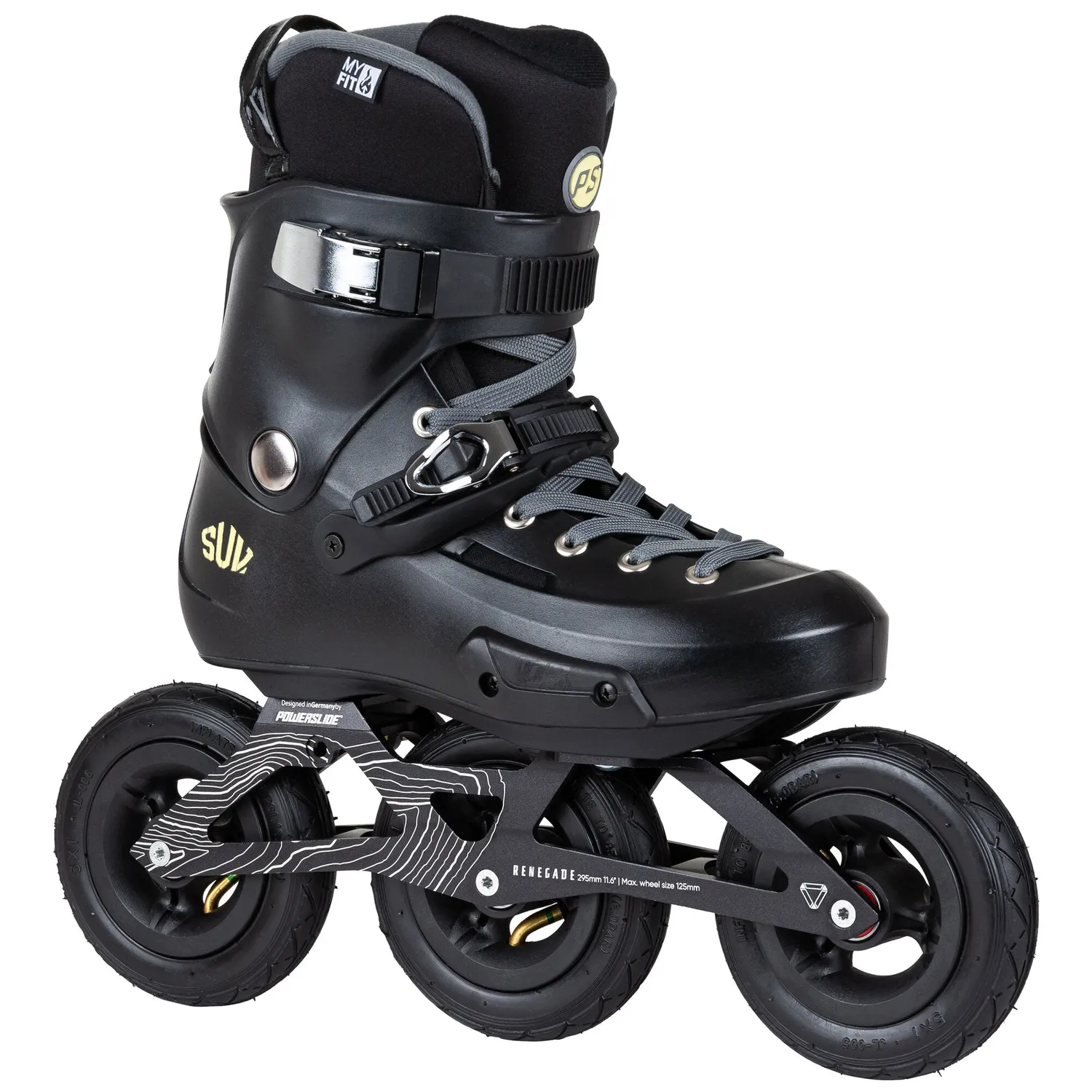 Powerslide Zoom Renegade 125 offroad skøjter sort