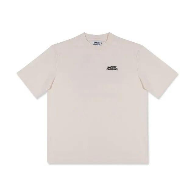 Nature Climbing Horizon T-shirt Whisper White økologisk bomuld