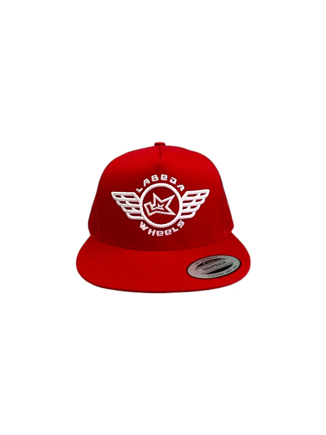 Labeda Wings truckerkasket rød-hvid 5-panel