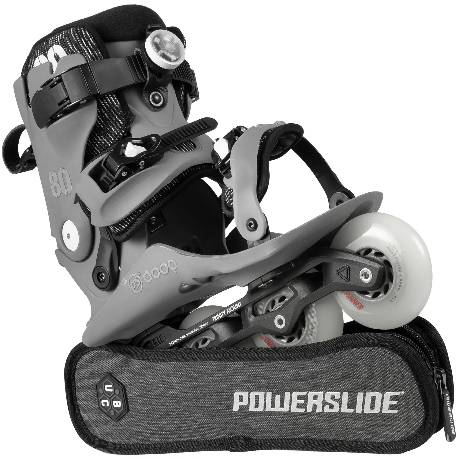 Powerslide UBC Wheel Cover 80 hjultaske sort