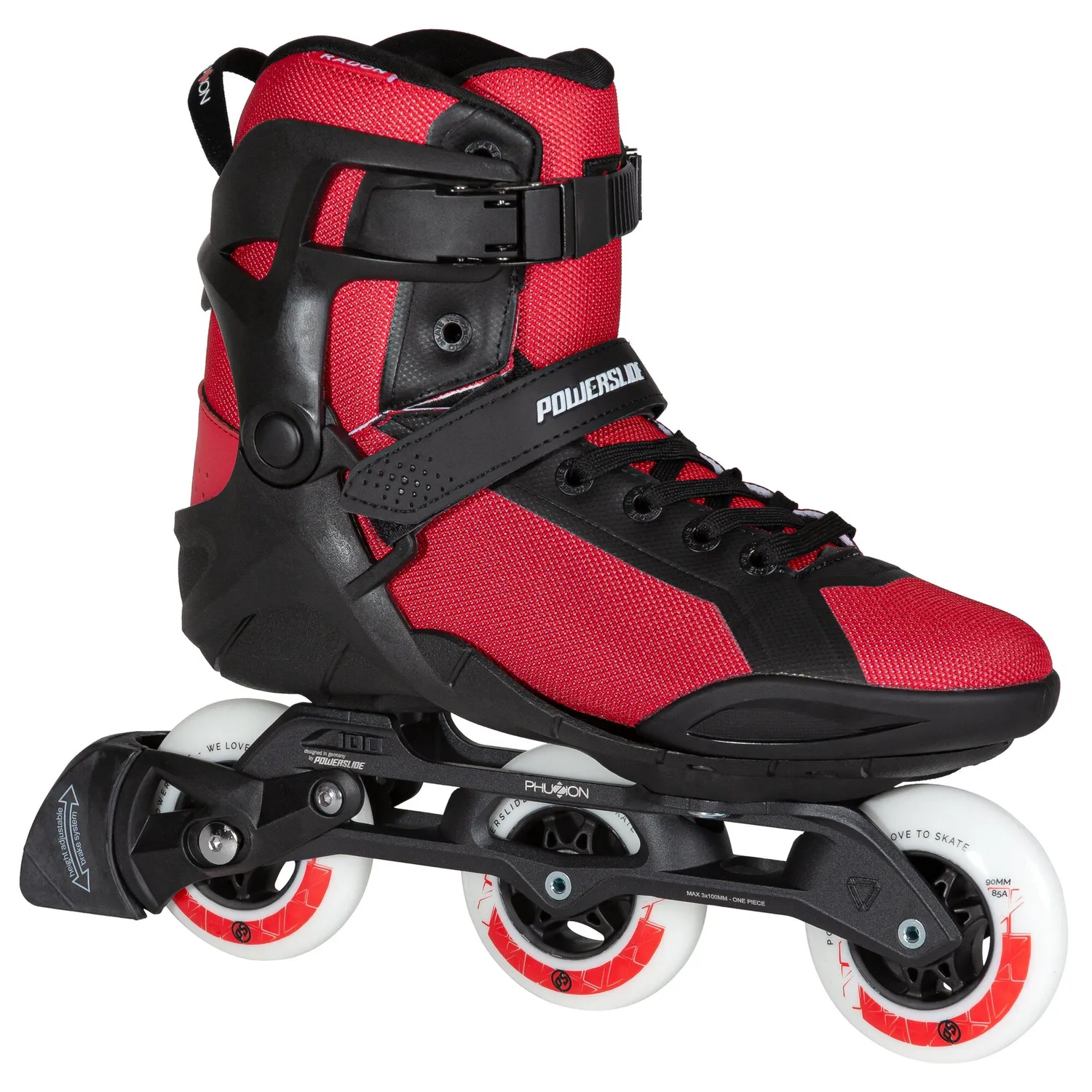 Powerslide Phuzion Radon 3x90 rulleskøjter herre