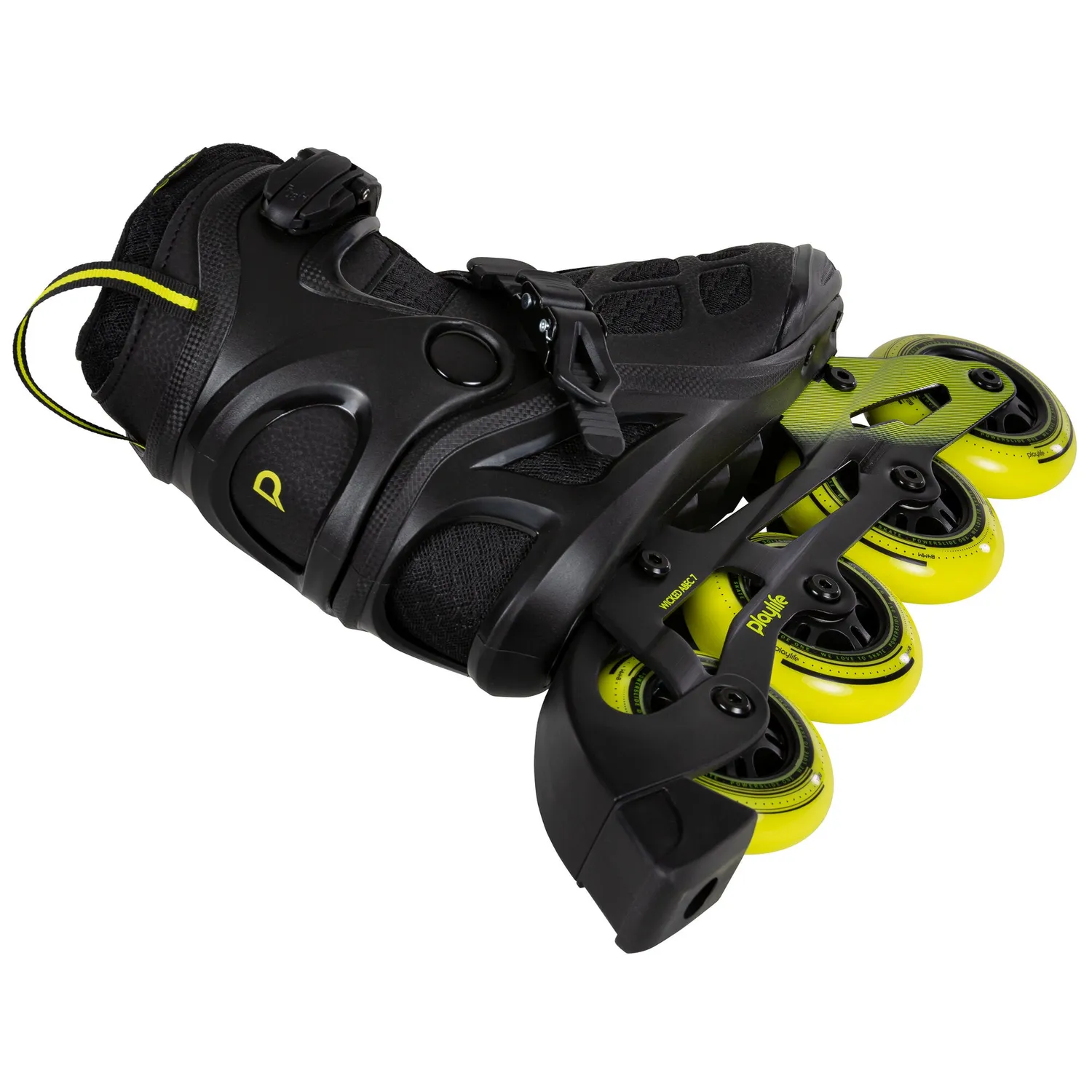 Playlife Lancer Black 84 fitness rulleskøjter sort