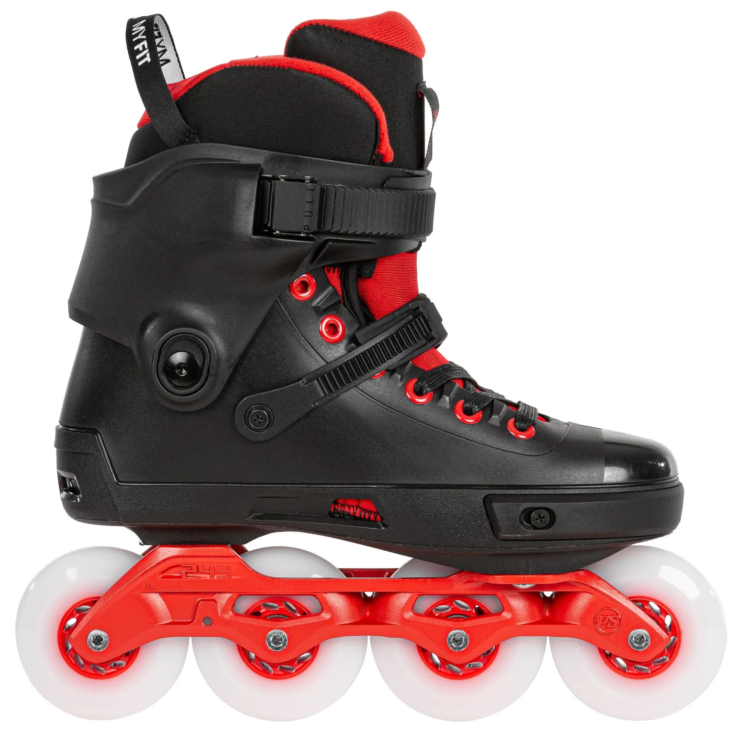 Powerslide Next Black Red 80 rulleskøjter sort