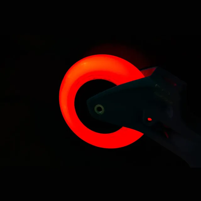 Powerslide Neons 90/85A LED-hjul rød 4-pak