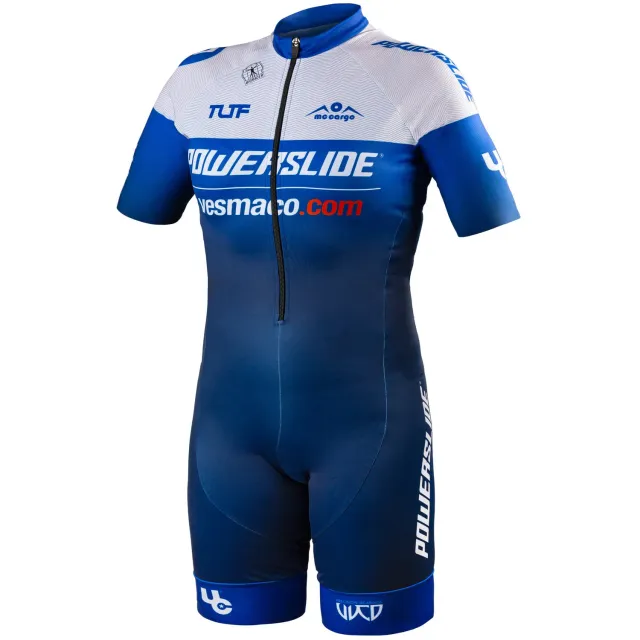 Powerslide Racing Suit Team fartdragt blå aero