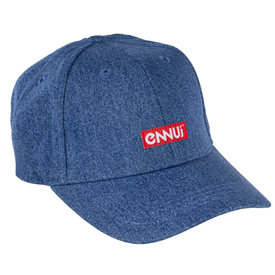 Ennui Logo Cap kasket denim blå