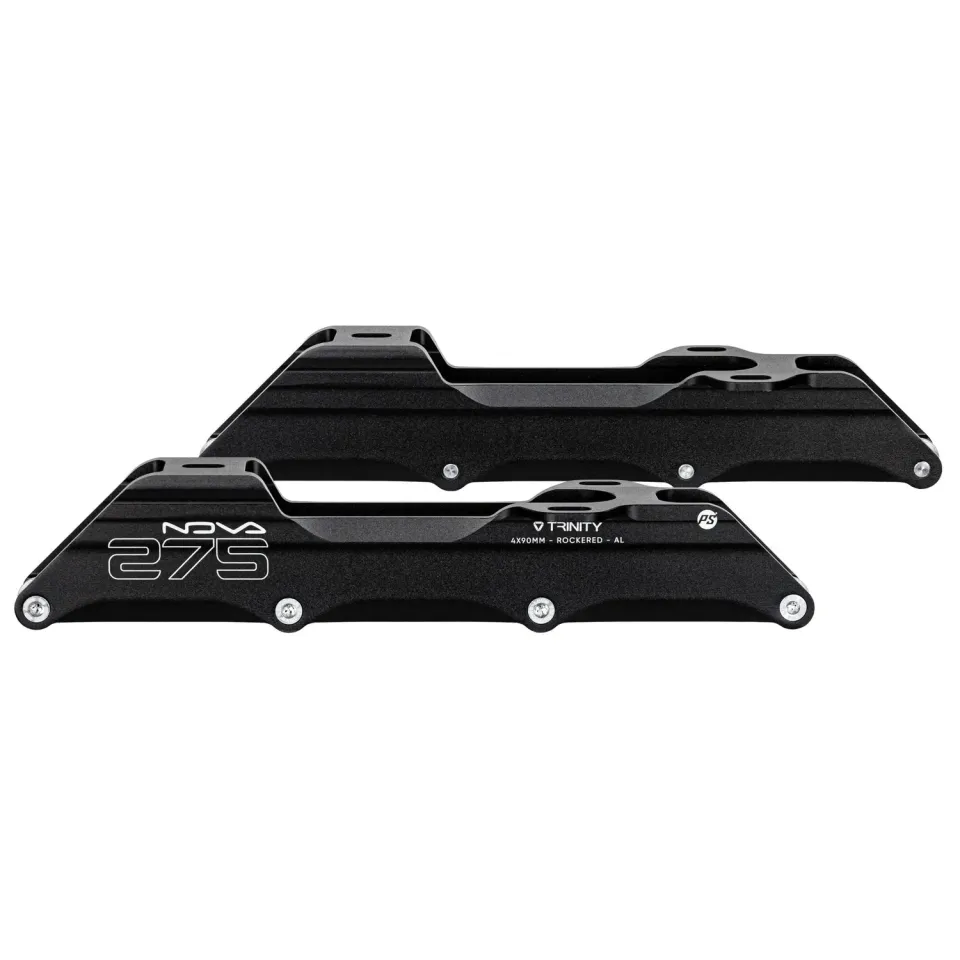 Powerslide Nova 275 4x90 ramme sort Trinity
