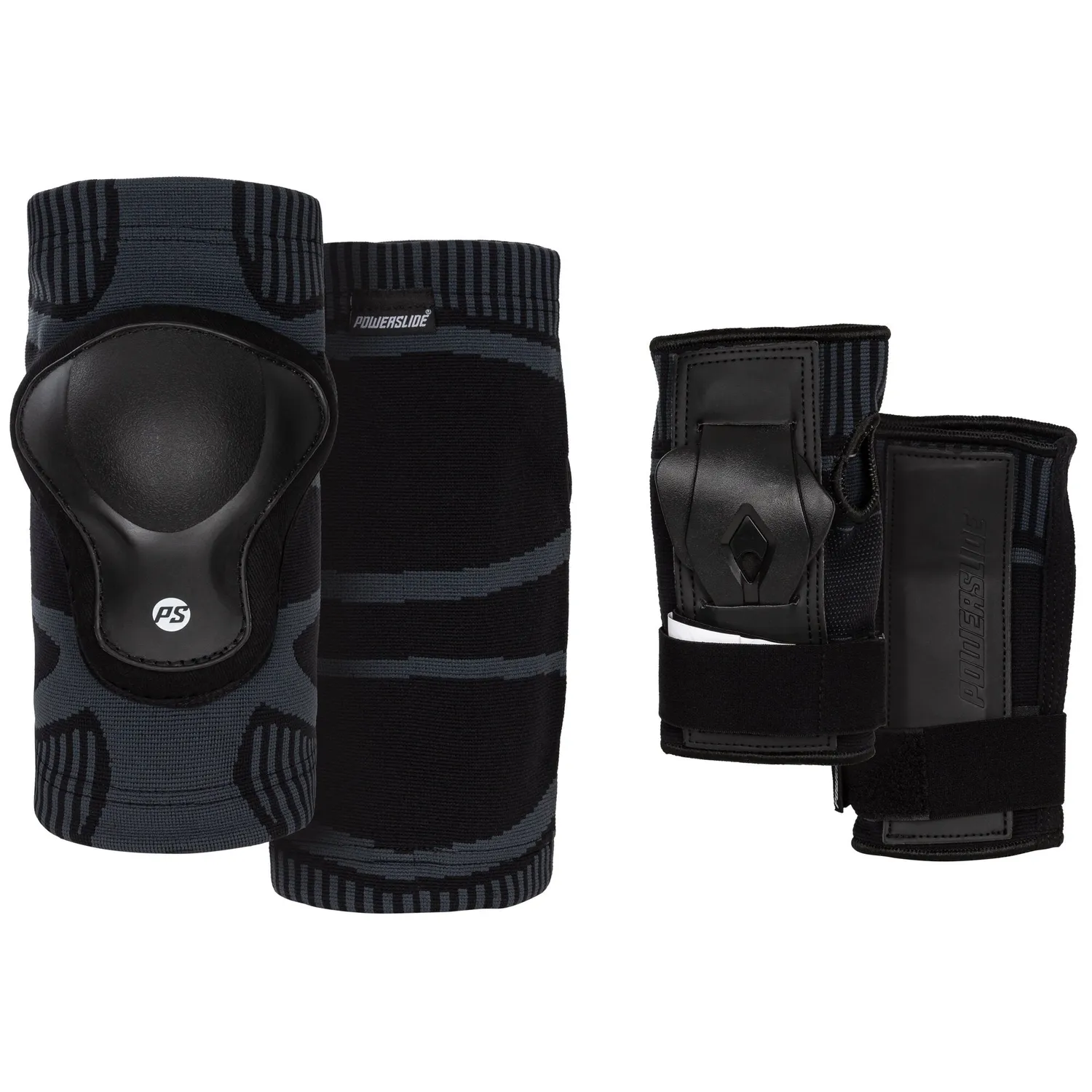Powerslide Onesie Black Dual beskyttelsessæt
