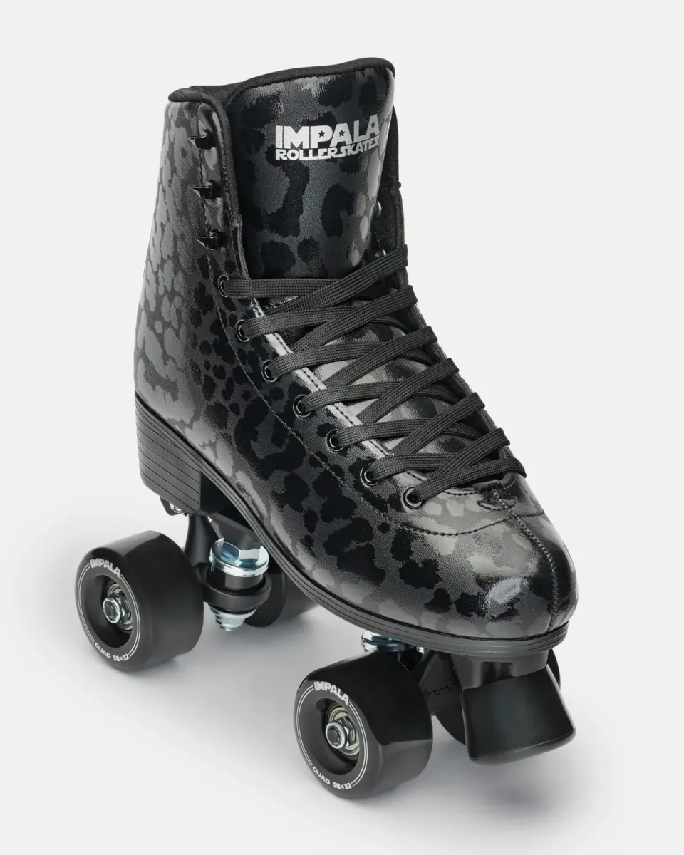 Impala Roller Skates Black Leopard rulleskøjter PVC