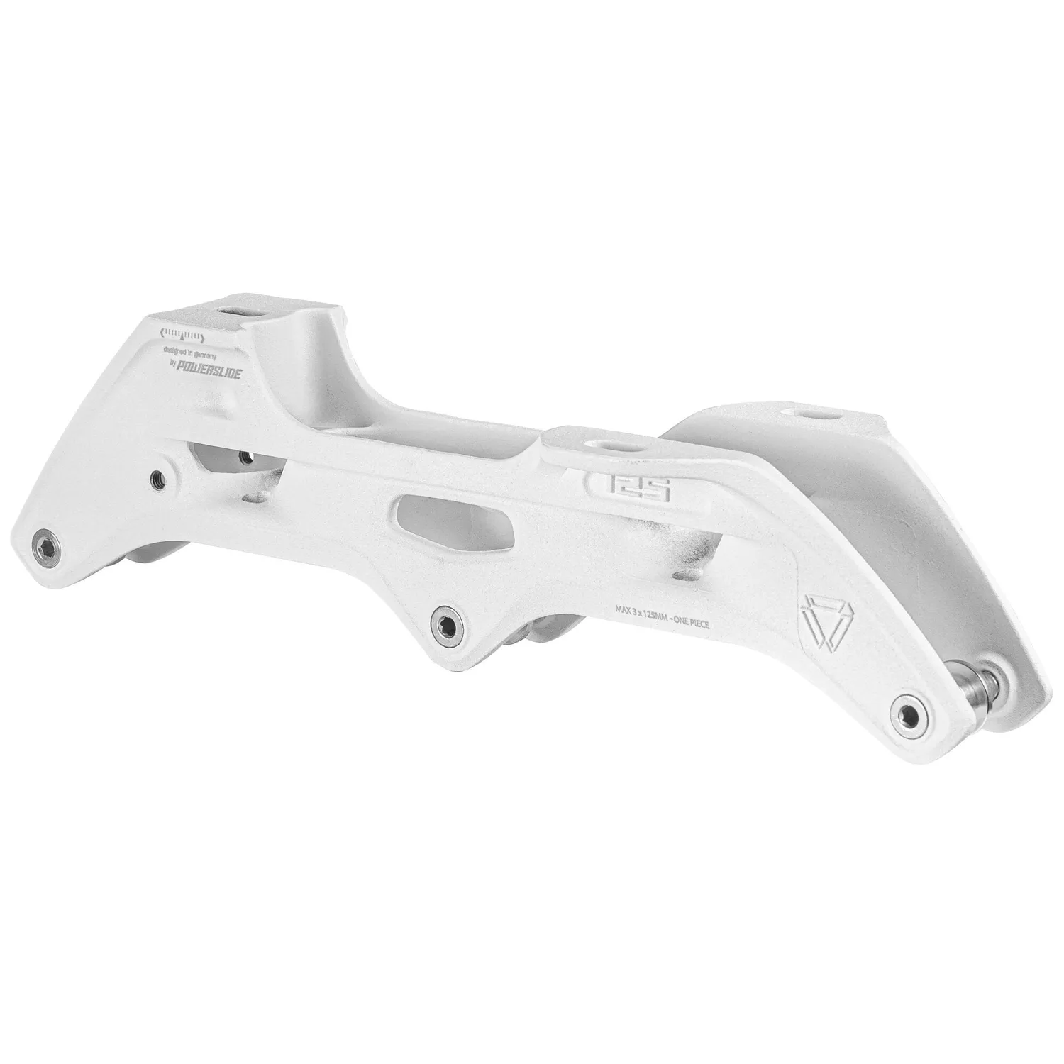 Powerslide Elite cast AL 255/3x125 ramme hvid TRINITY
