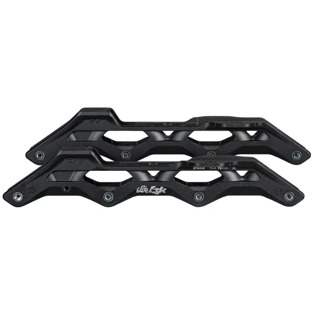 Powerslide Elite FSK 275/4x90 stel sort aluminium