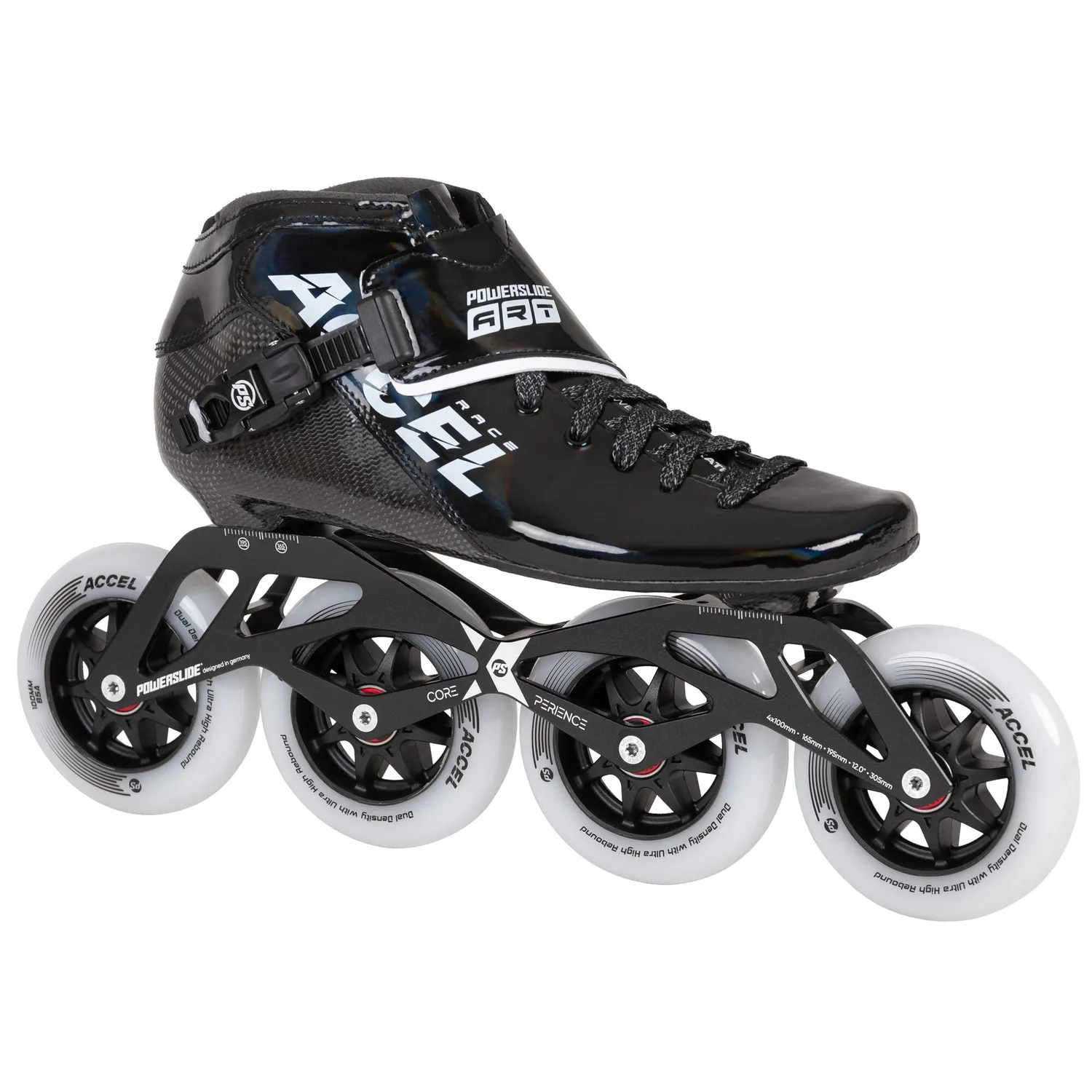 Powerslide Accel Race Black 100 speedskøjter carbon