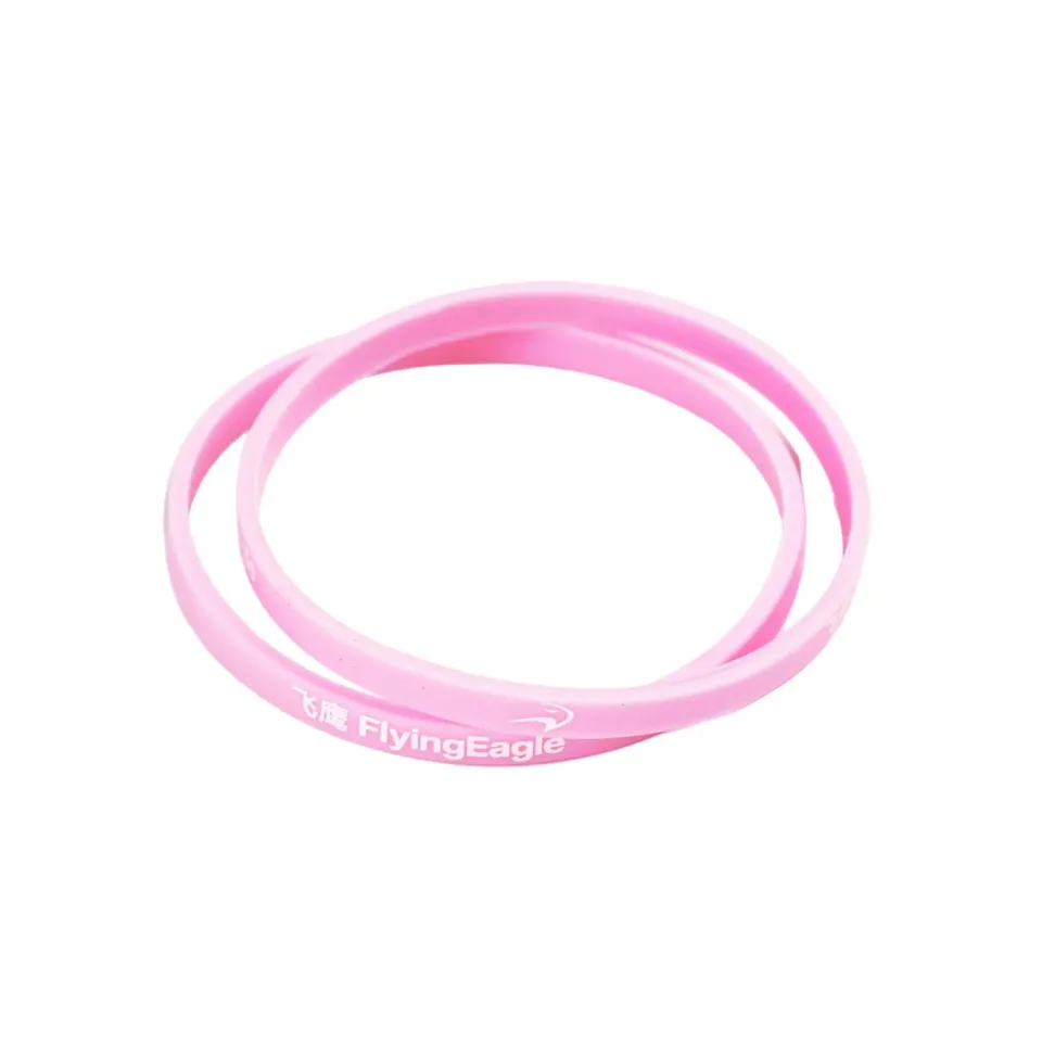 Flying Eagle Thin Bracelet armbånd sort silikone