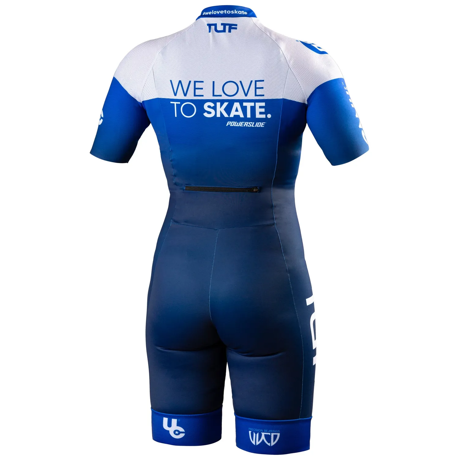Powerslide Racing Suit Team fartdragt blå aero