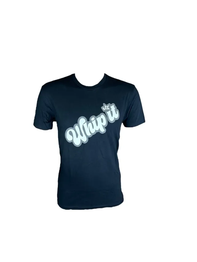 Labeda Whip It t-shirt sort grå bomuld Large