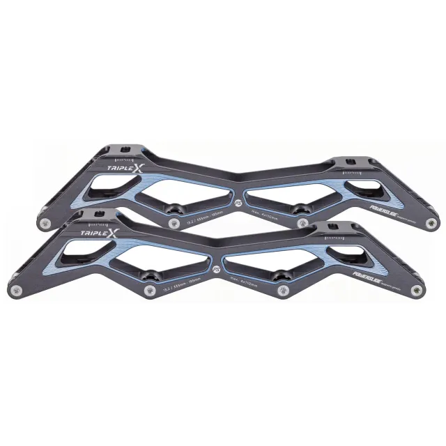 Powerslide Triple X 13.2 4x110 skinne Ti blue 195mm