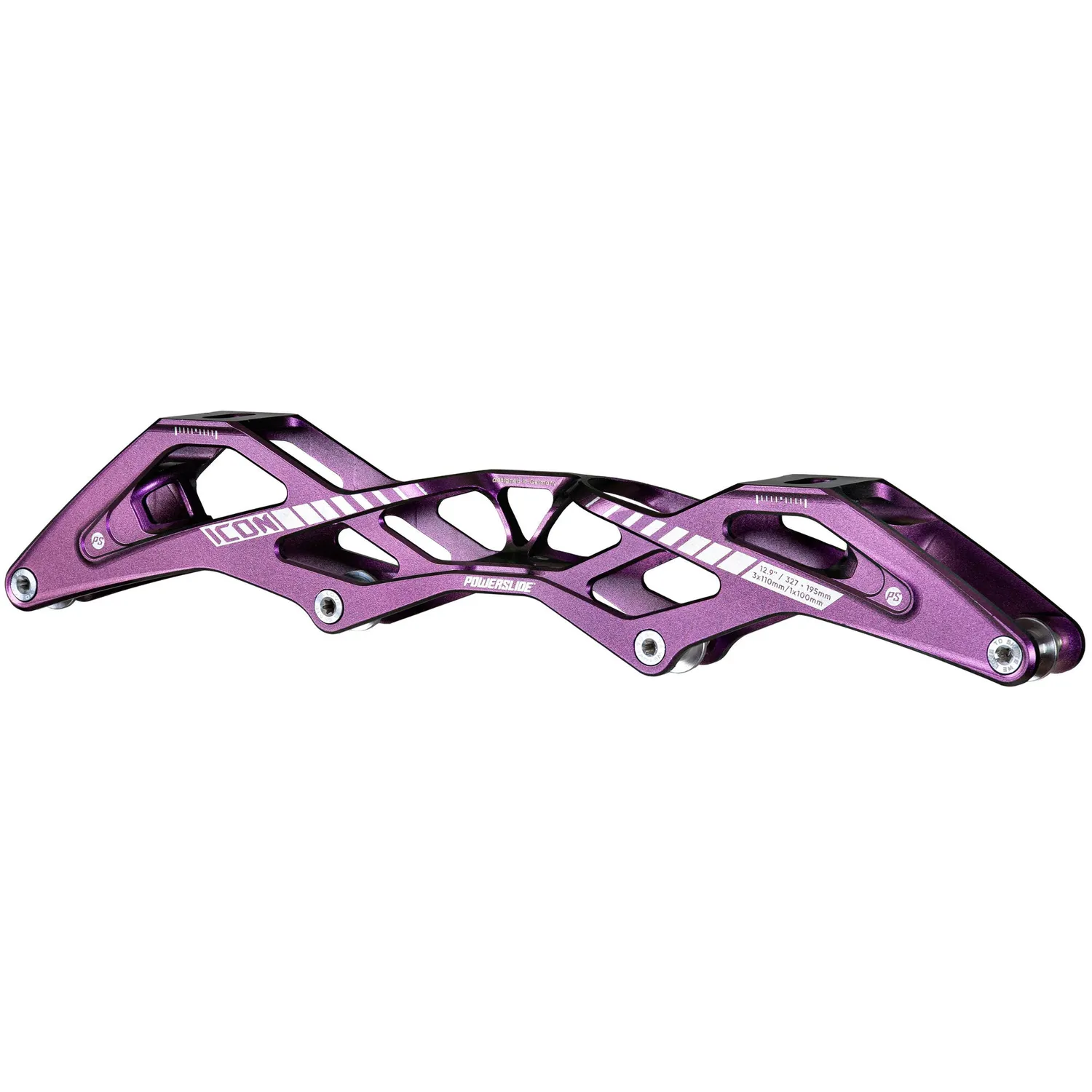 Powerslide Icon 12,9 Hilo frame 195 3x110 100mm