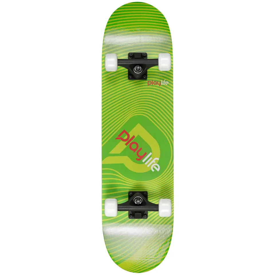 Playlife Illusion Green skateboard børn træ