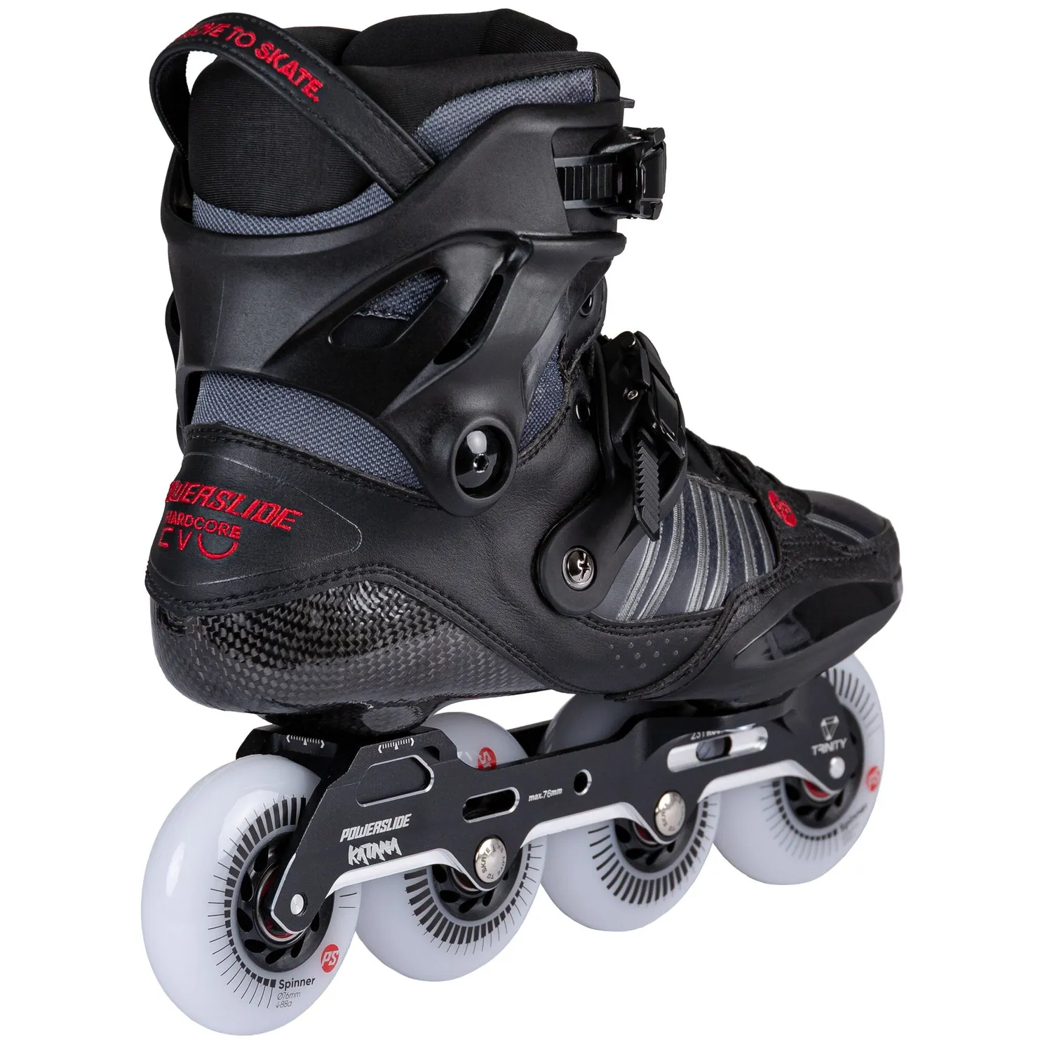 Powerslide HC Evo Pro freestyle rulleskøjter 42 carbon