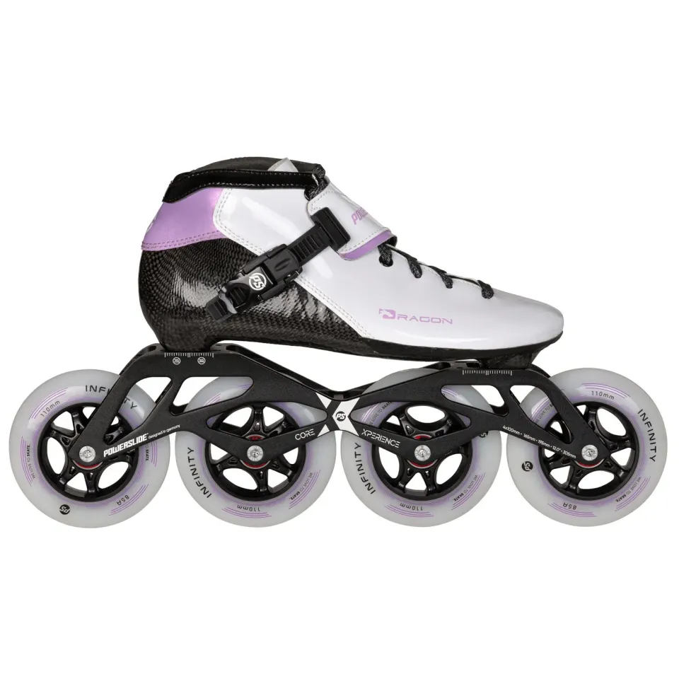 Powerslide Dragon White 110 speedskøjter hvid