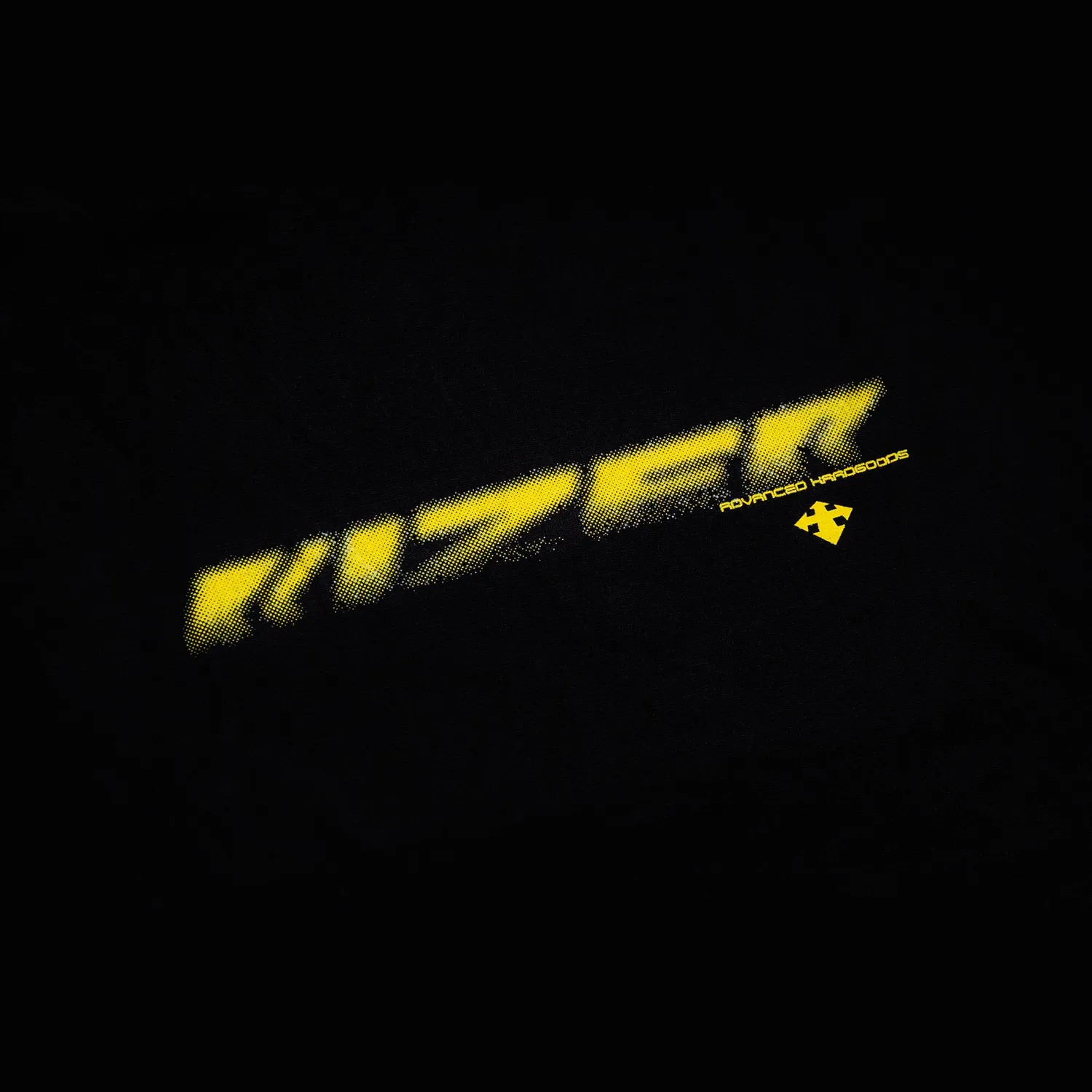 Kizer Advanced Logo T-shirt bomuld sort