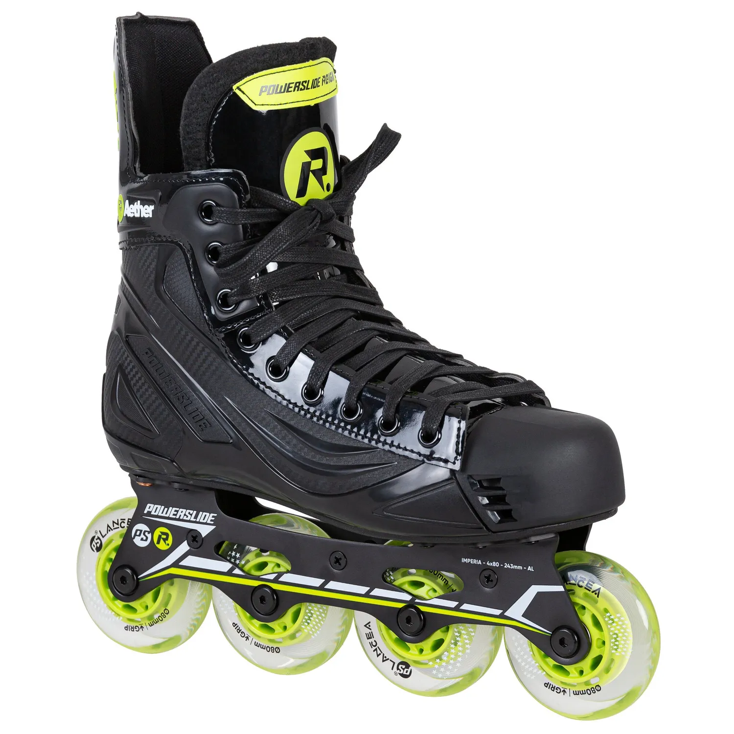 Powerslide Reign Aether 80 hockey inlineskøjter sort