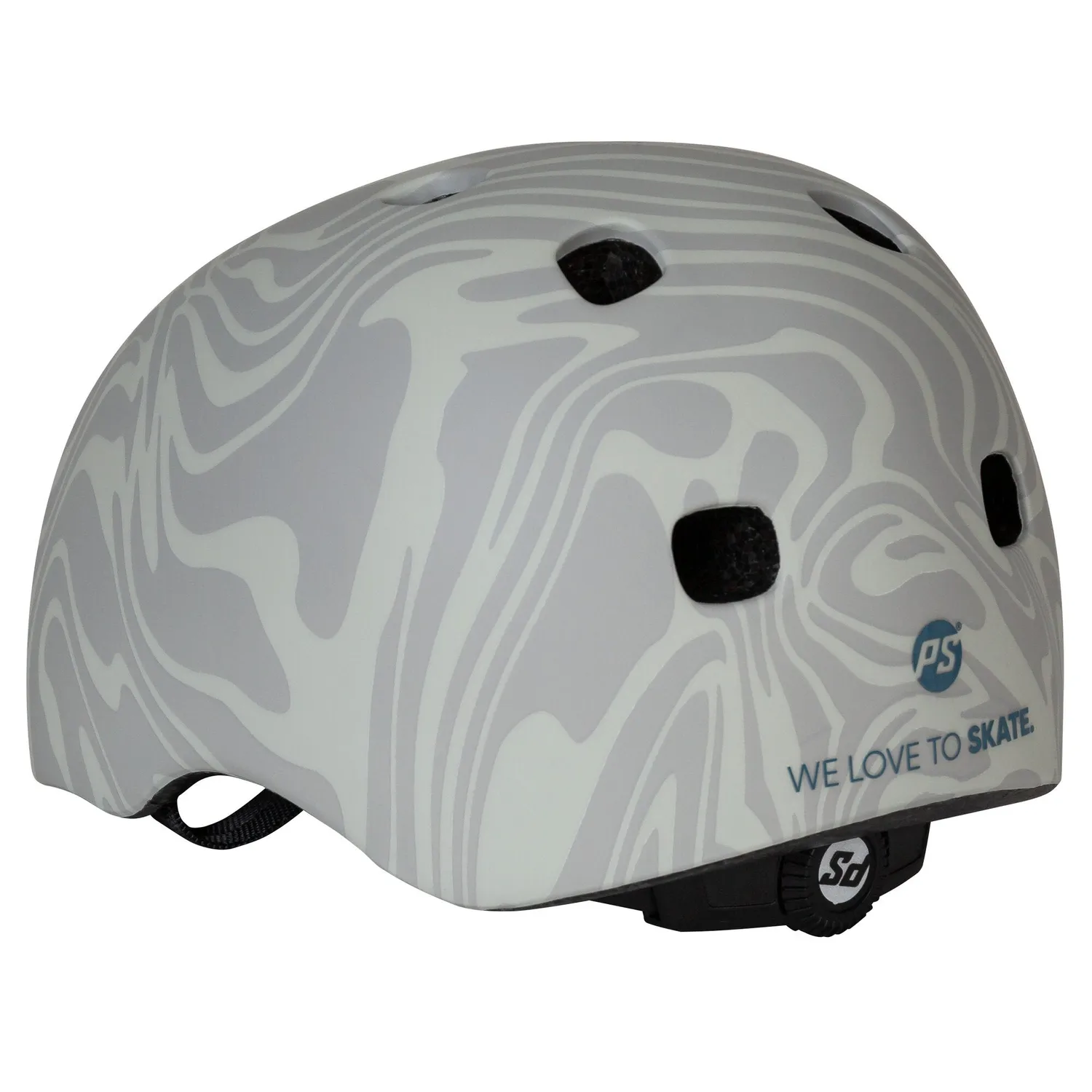 Powerslide Urban Pro hjelm liquid grey 54-60cm sikker