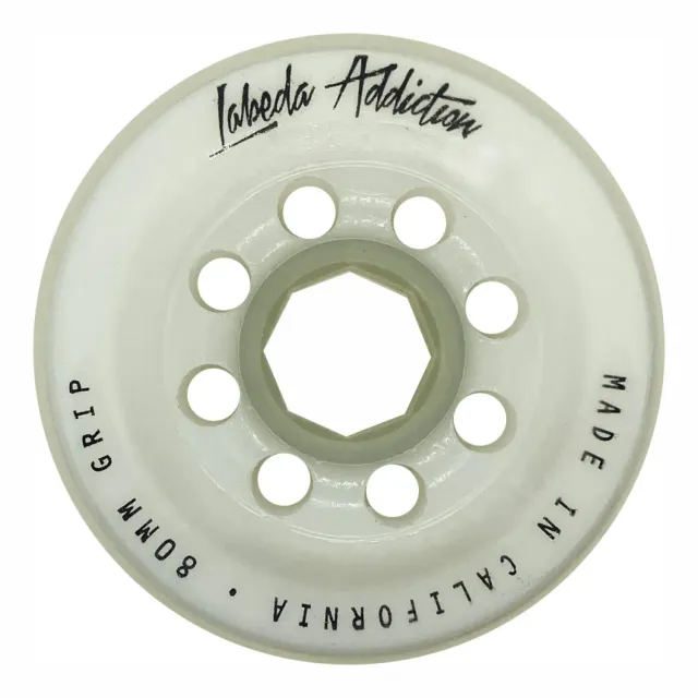Labeda Addiction Grip rullehockeyhjul hvid Blem
