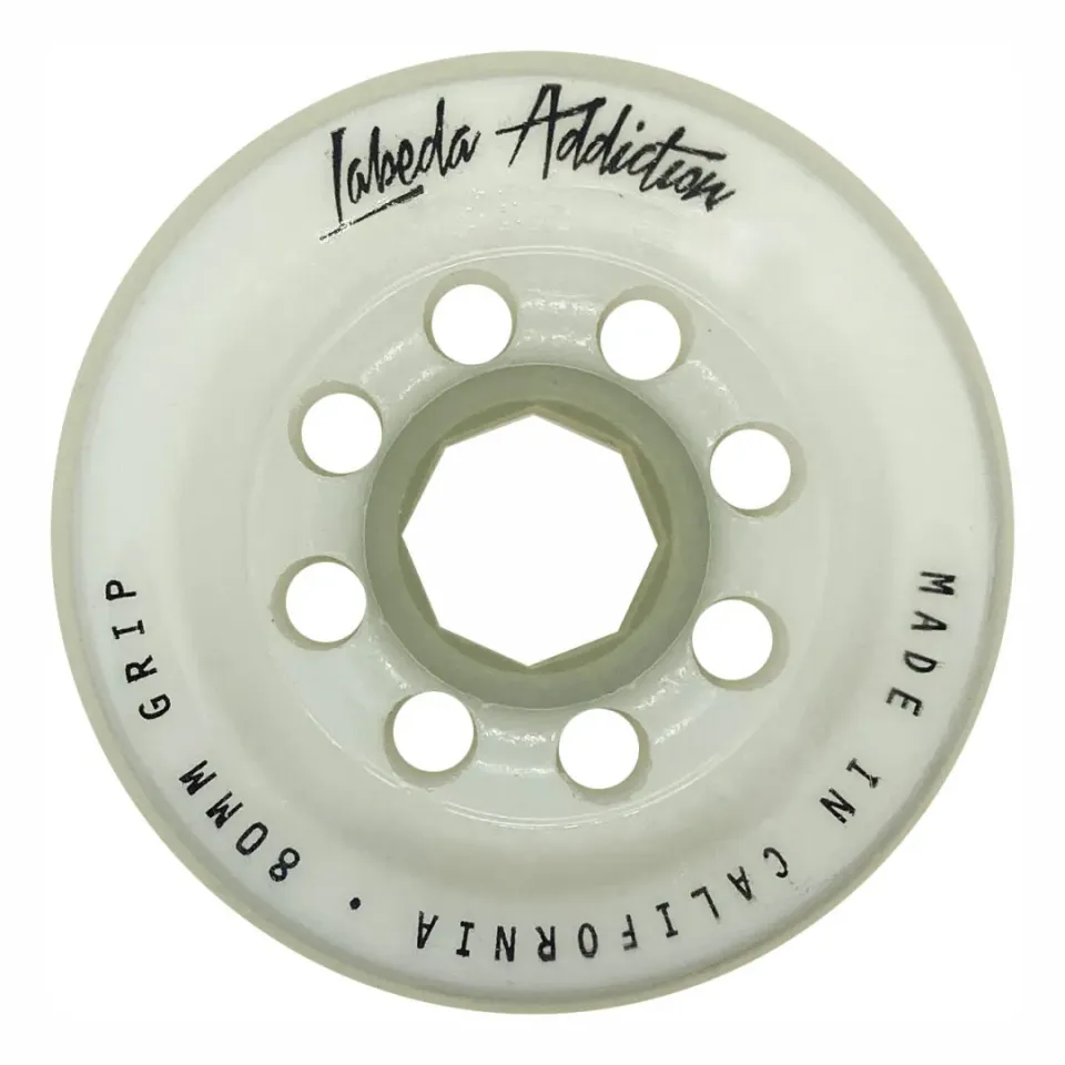 Labeda Addiction Grip rullehockeyhjul hvid Blem