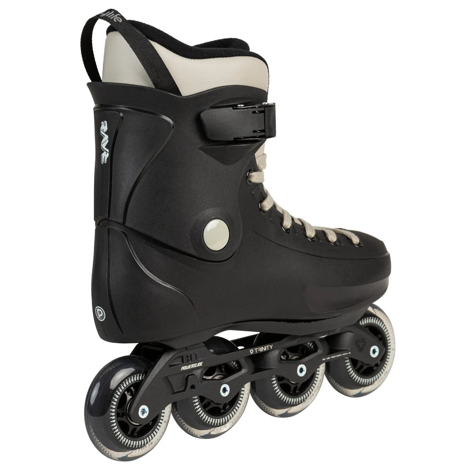 Playlife Rave Black Trinity 80 inlineskøjter sort hardboot