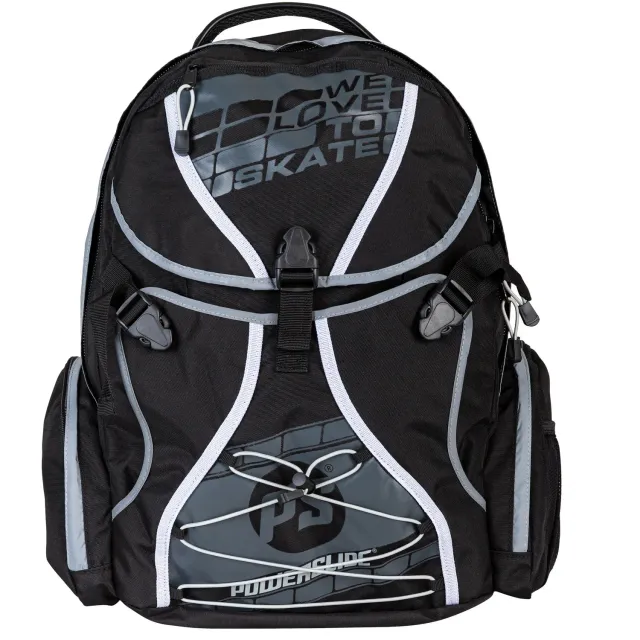 Powerslide Sports rygsæk sort 27L nylon til skøjter