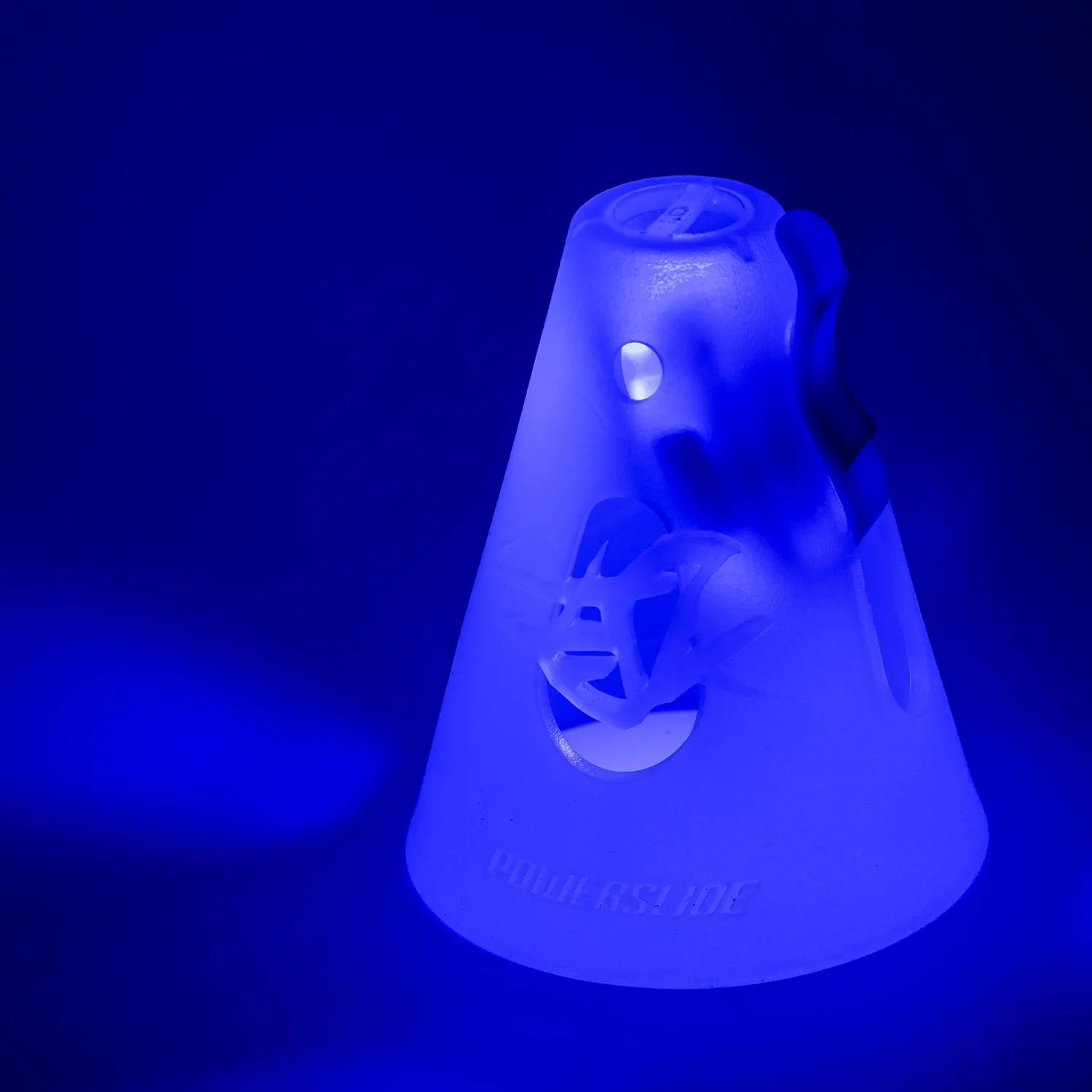 Powerslide Fothon LED slalomkegler blå 10 stk lys