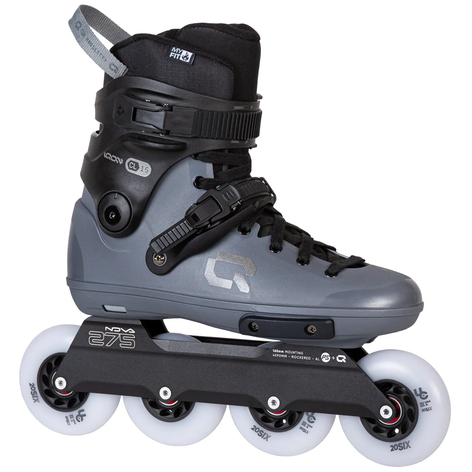 IQON CL 15 Silver rulleskøjter 4x90mm urban sort