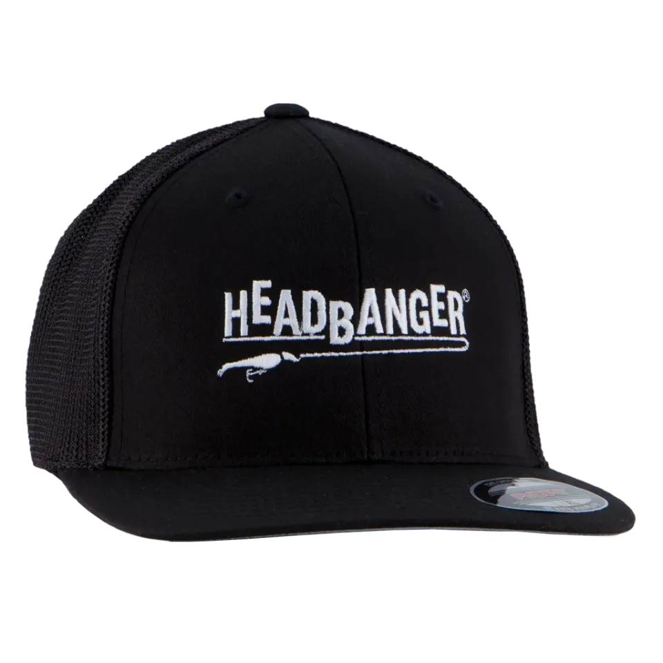 Headbanger Flexfit Trucker kasket L/XL sort mesh