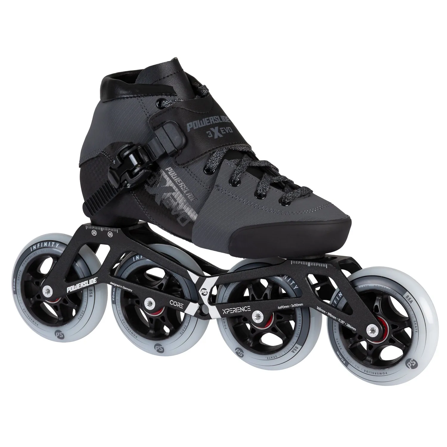 Powerslide Triple X Evo justerbare rulleskøjter 31-34