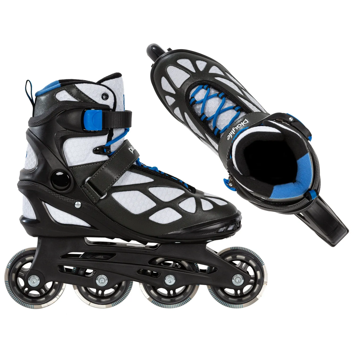 Playlife Uno Black 80 fitness-inliners sort 4x80