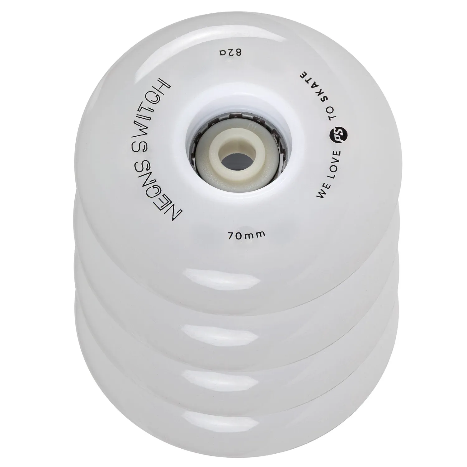 Powerslide Neons Switch LED inliner hjul 70mm 4-pak