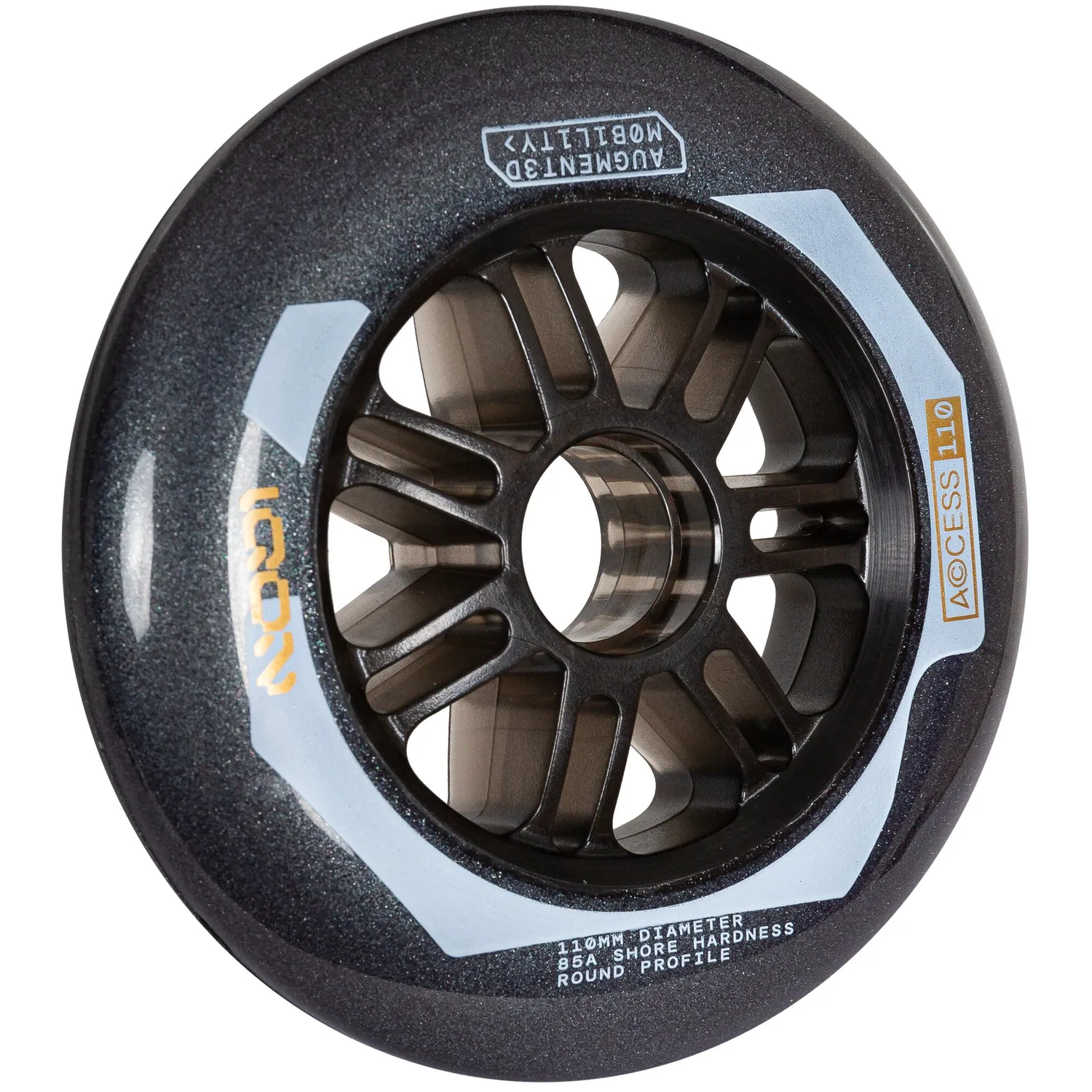 IQON Access 110 Dark Grey inlinerhjul 4-pak