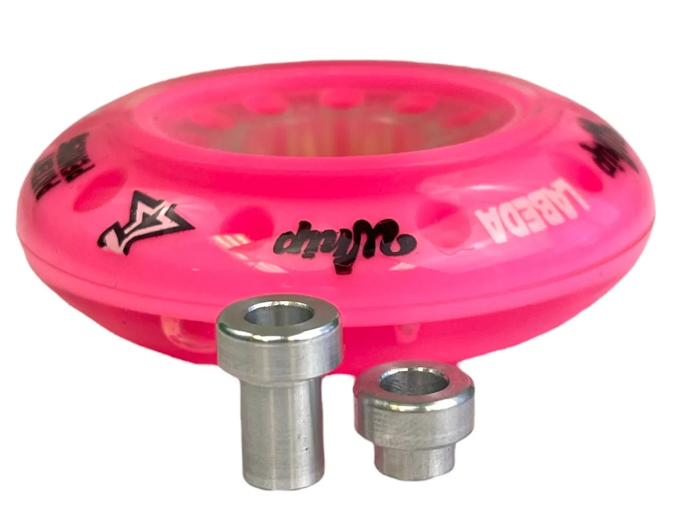 Labeda Whip X-Soft rullehockeyhjul pink 76mm