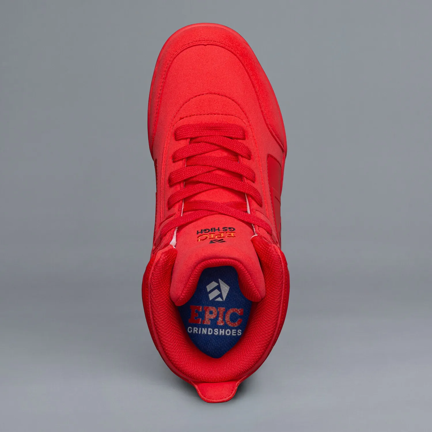 Epic Red Lava grindsko rød hi-top slidstærk