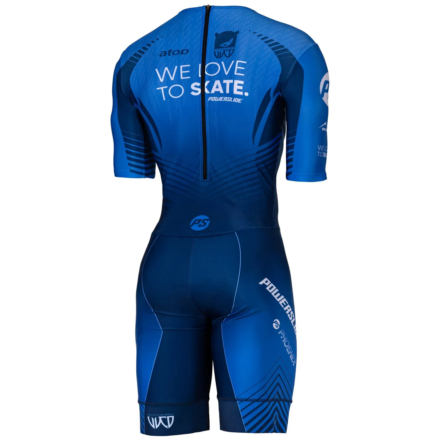 Powerslide Team Suit Men skinsuit blå aerodynamisk