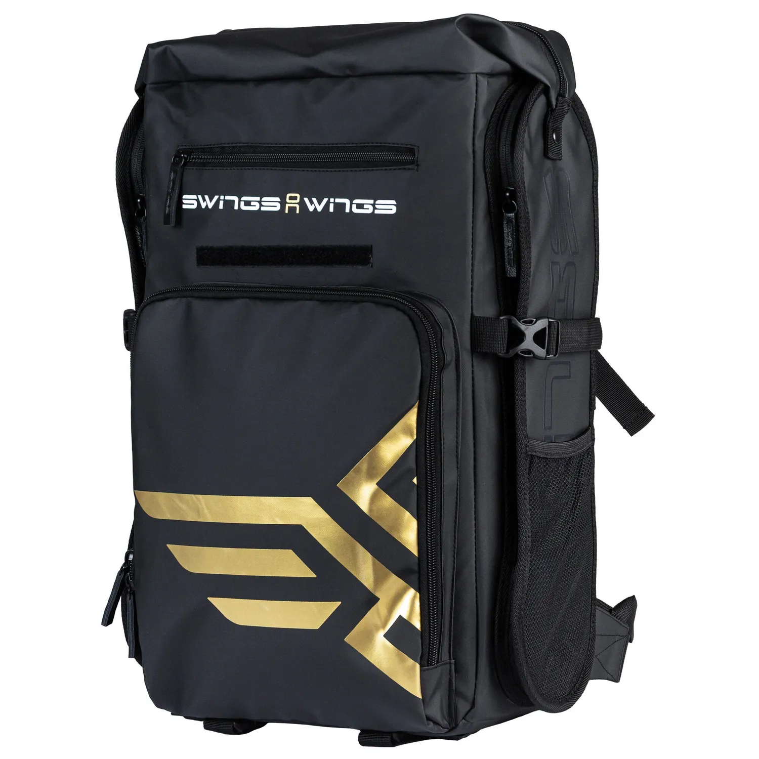 Powerslide Aurum skatetaske sort nylon sideskøjtelommer
