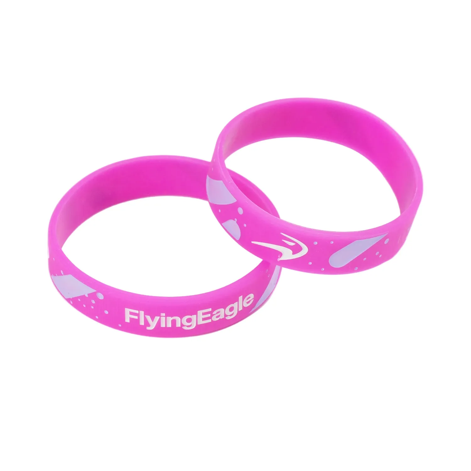 Flying Eagle Bracelet armbånd silikone sort 200mm