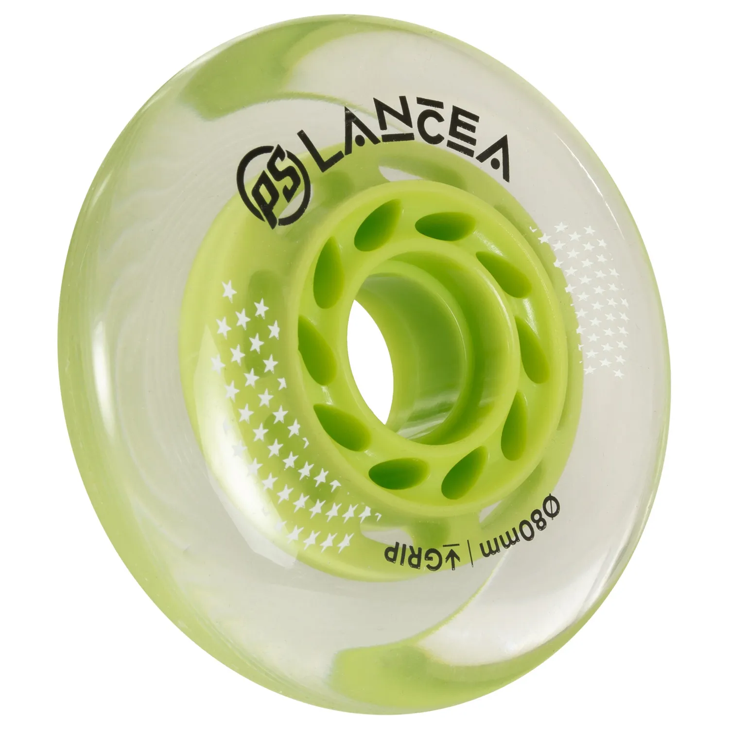 Powerslide Lancea 80 hockeyhjul 1 stk grøn