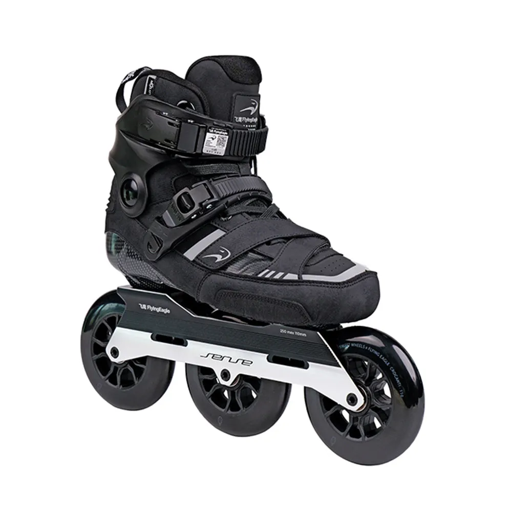 Flying Eagle Raptor T110 rulleskøjter sort 42 3x110mm speed