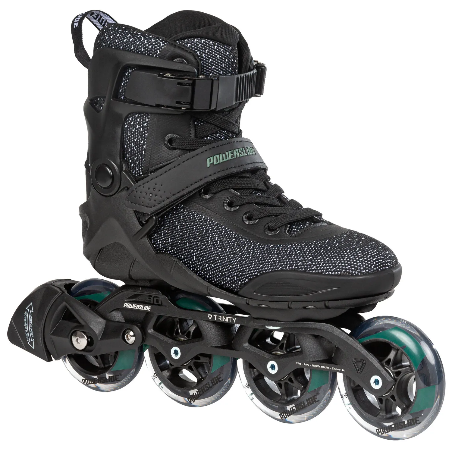 Powerslide Phuzion Enzo BW 90 fitness-skøjter 4x90